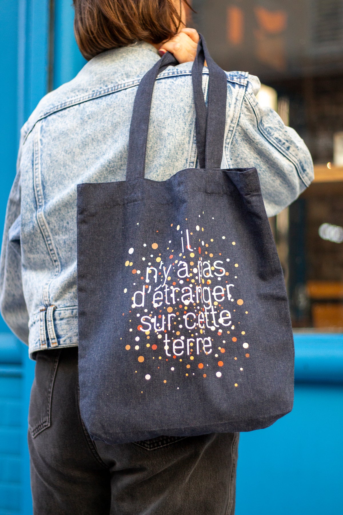 Sac "Il n'y a pas d'étranger sur cette terre"