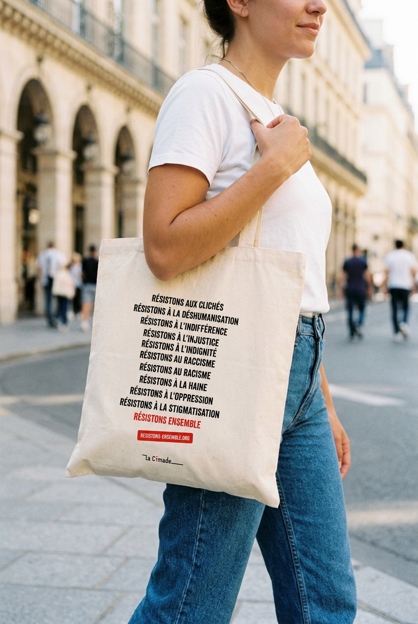 Sac "Résistons ensemble"