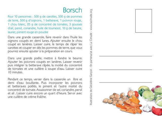 Cartes postales - Les bonnes soupes