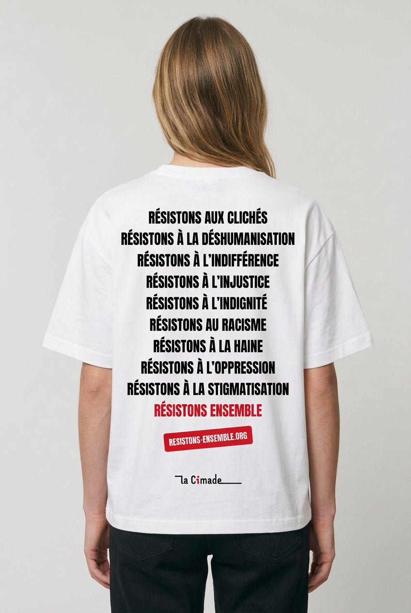 T-shirt "Résistons ensemble"