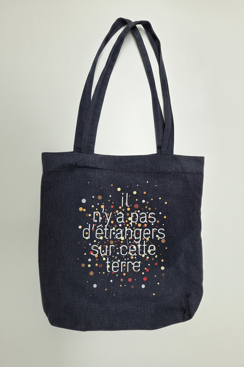Sac "Il n'y a pas d'étranger sur cette terre"