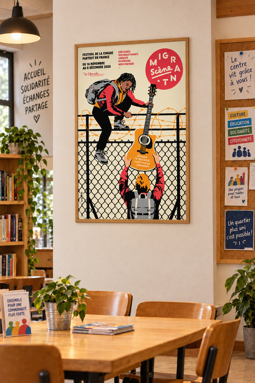 Affiche Migrant'scène 2026 - Format A1